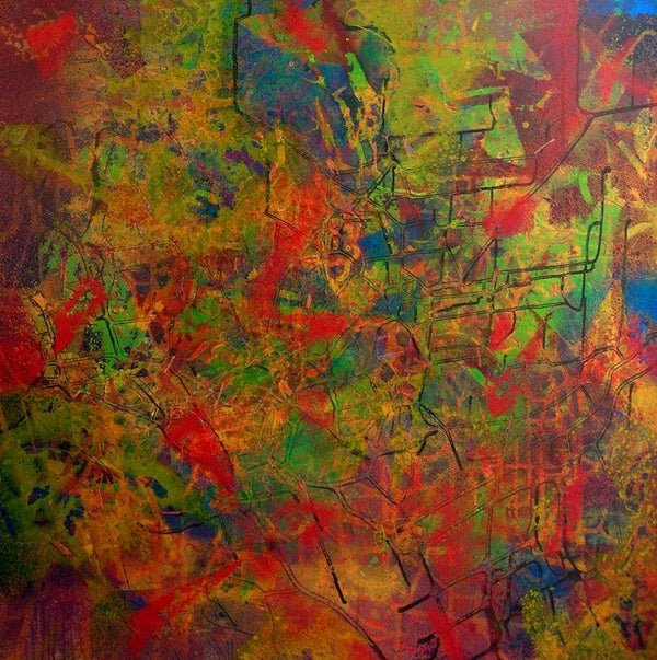 Poem Of Colour 1 Painting by Aditi Chakravarty | ArtZolo.com