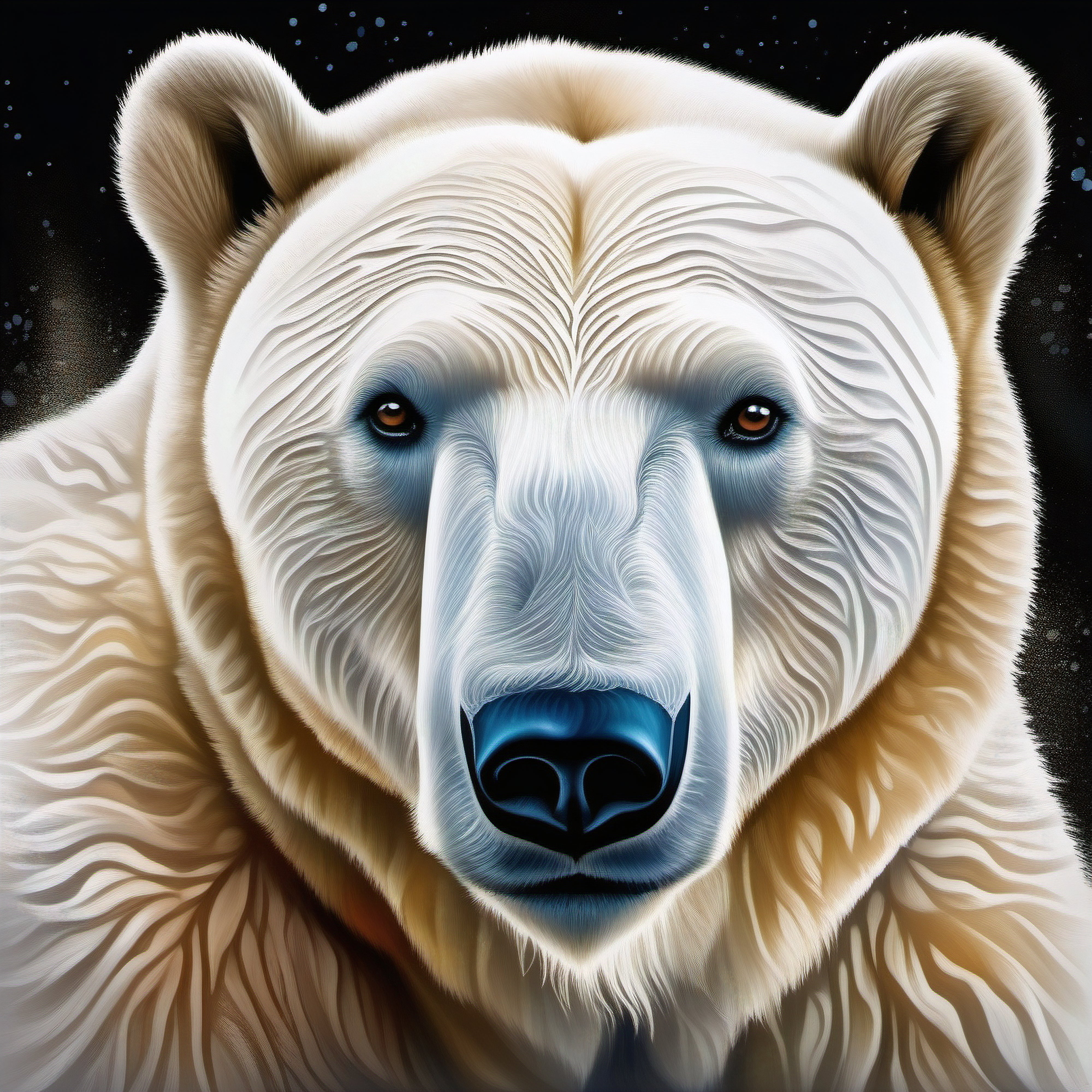 Polar Bear  by artist  Abir Dasgupta  on  Canvas