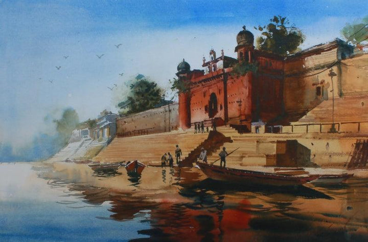 Pratibimb Painting by Anupam Chauhan | ArtZolo.com