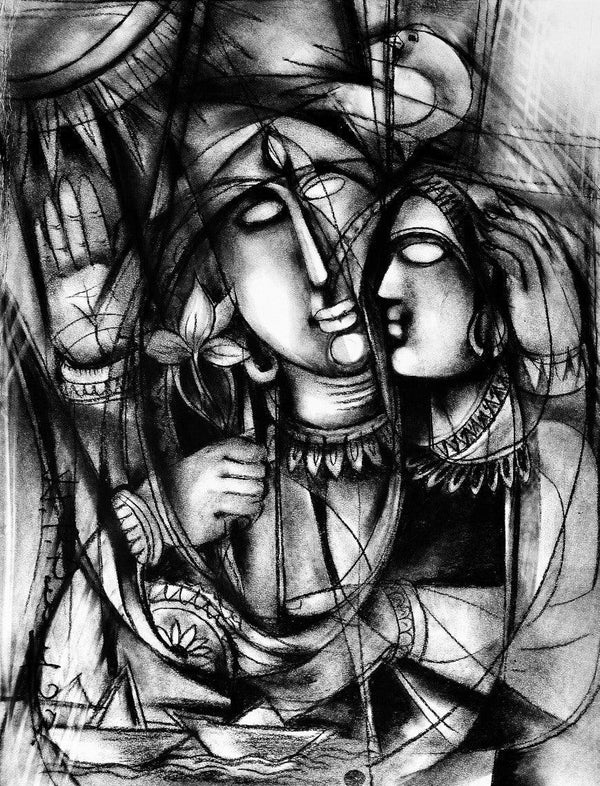 Protection Painting by N P Pandey | ArtZolo.com