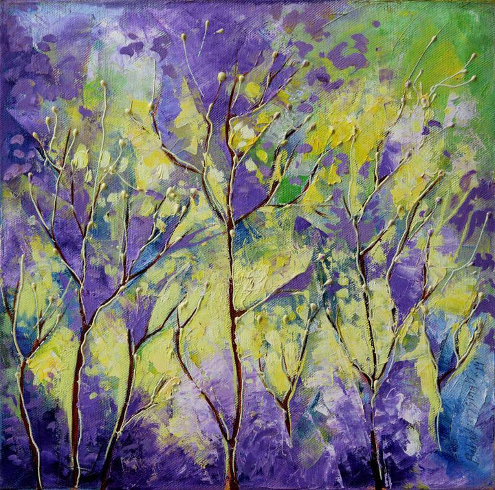 Purple Haze Painting by Bahadur Singh | ArtZolo.com