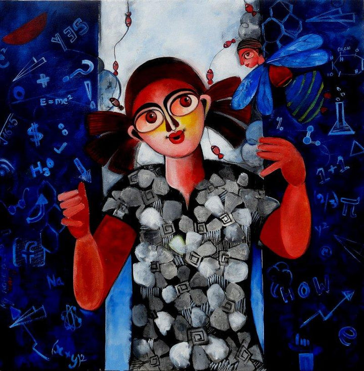 Puzzled Dream Painting by Sharmi Dey | ArtZolo.com