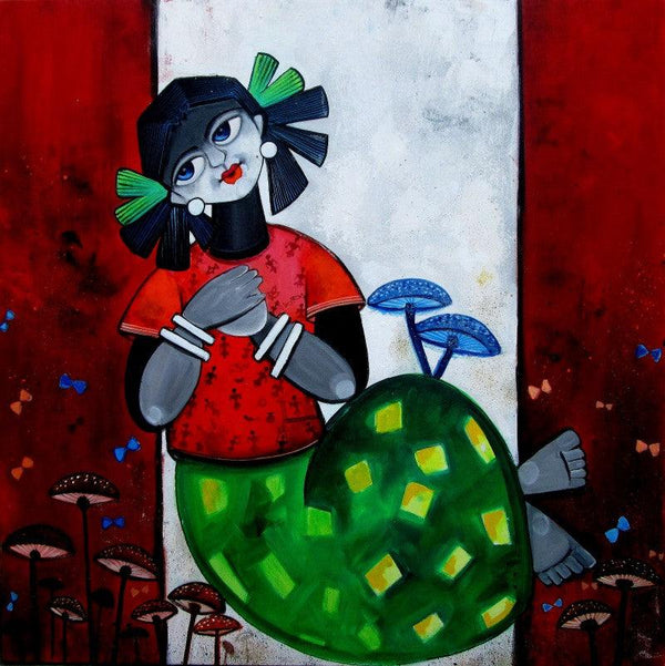 Queen Painting by Sharmi Dey | ArtZolo.com