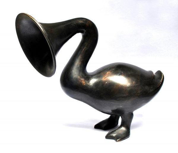Quack Quack Sculpture by Tarun Maity | ArtZolo.com