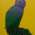 Animals mixed media painting titled 'Queen 2', 24x18 inches, by artist Bandana Kumari on Canvas