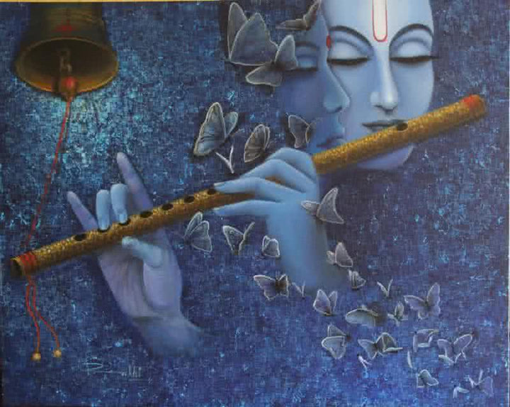 Radha Krishna I Painting by Rakhi Baid | ArtZolo.com