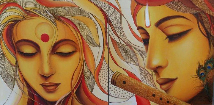 Radhe Mohan Painting by Rakhi Baid | ArtZolo.com