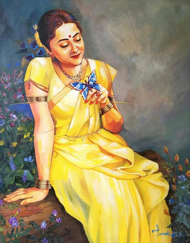 Radhika Painting by Tamali Das | ArtZolo.com