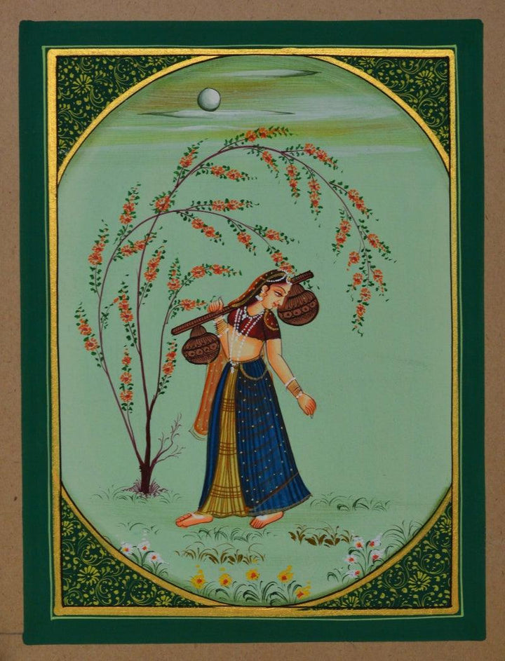 Ragini Musical Instrument Traditional Art by Unknown | ArtZolo.com