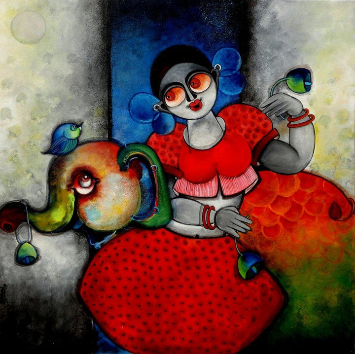 Rajan Painting by Sharmi Dey | ArtZolo.com