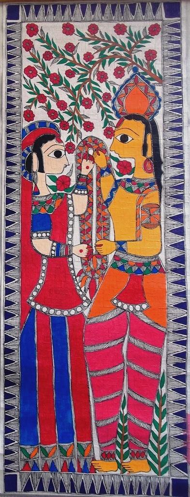 Ram Sita Painting by Preeti Das | ArtZolo.com
