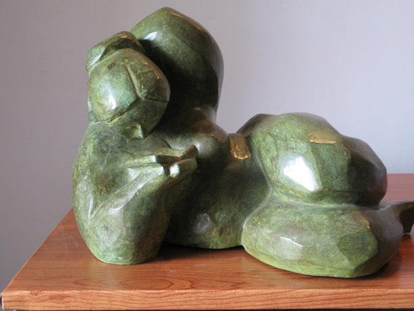 Reading 1 Sculpture by Shankar Ghosh | ArtZolo.com