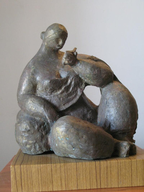 Reading 2 Sculpture by Shankar Ghosh | ArtZolo.com