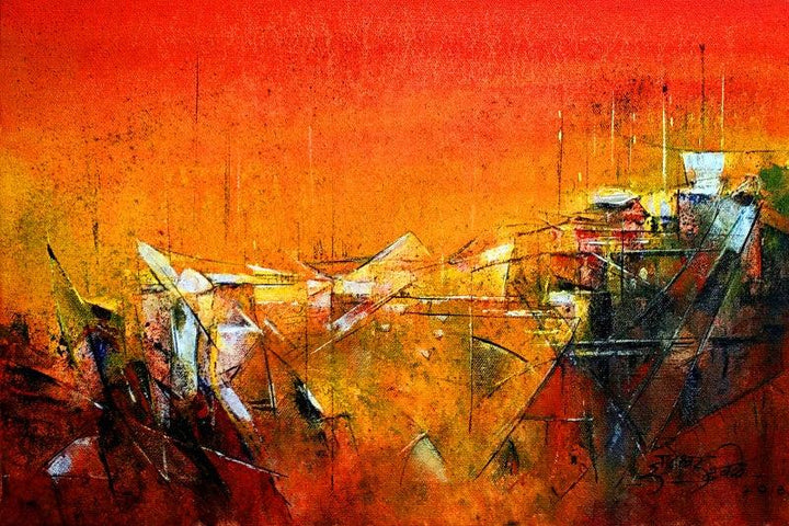 Red Ix Painting by Dnyaneshwar Dhavale | ArtZolo.com