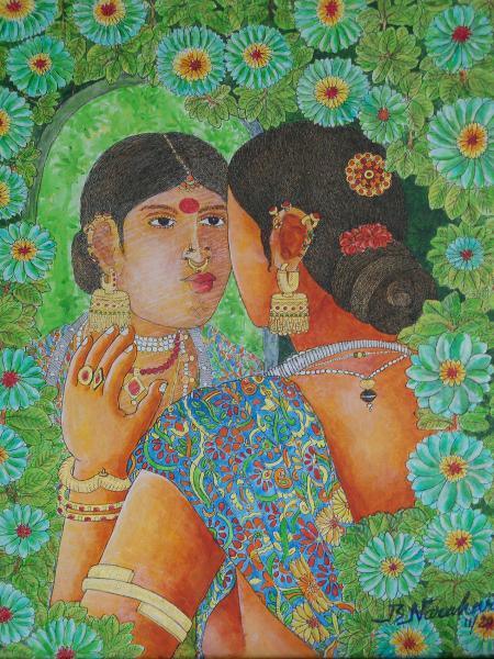 Reflection Painting by Bhawandla Narahari | ArtZolo.com