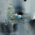 Abstract acrylic painting titled 'Reflection', 38x6 inches, by artist M Singh on Canvas Board