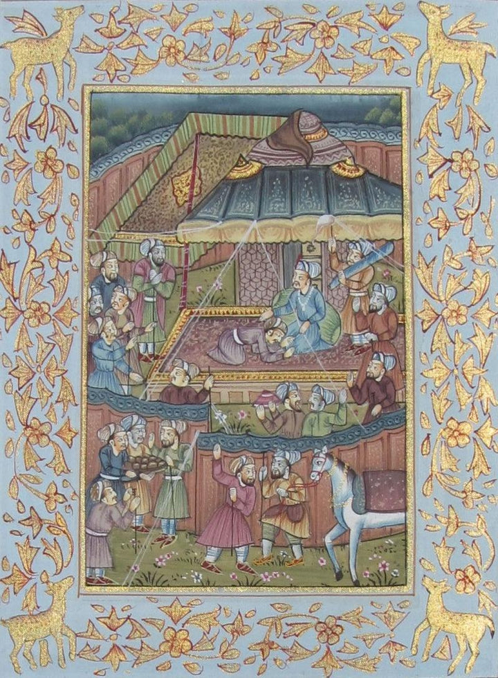 Regional Courts In Mughal India Traditional Art by Unknown | ArtZolo.com
