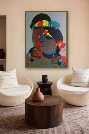 Relation by artist Priyanka Chivte displayed in a Modern gallery