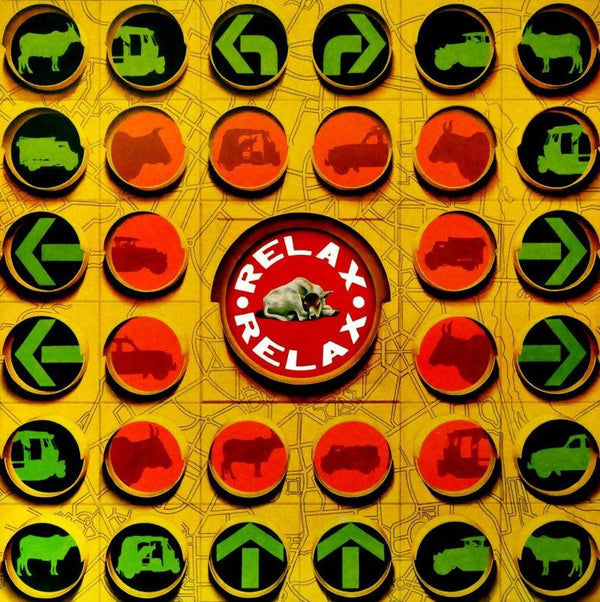 Animals acrylic painting titled 'Relax', 72x72 inches, by artist Rohit Sharma on Canvas