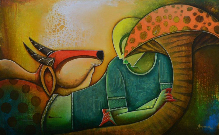 Relex Painting by Anupam Pal | ArtZolo.com
