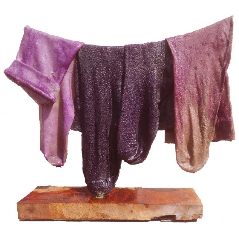 Still-life sculpture titled 'Rest', 13x11x4 inches, by artist Ashwam Salokhe on Fibre