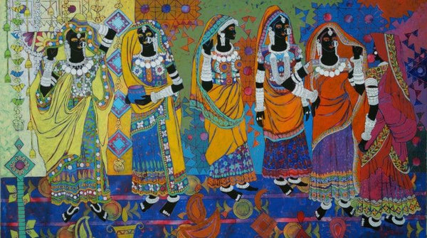 Rhythm 41 Painting by Anuradha Thakur | ArtZolo.com