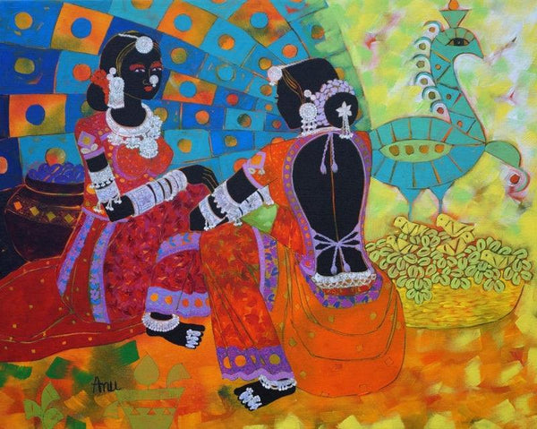 Rhythm 67 Painting by Anuradha Thakur | ArtZolo.com