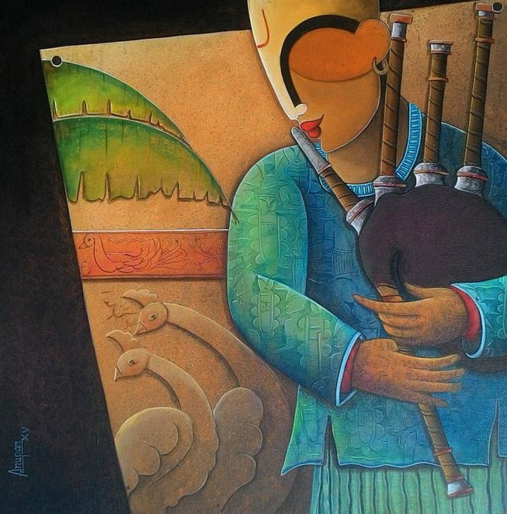 Rhythm Devine 16 Painting by Anupam Pal | ArtZolo.com