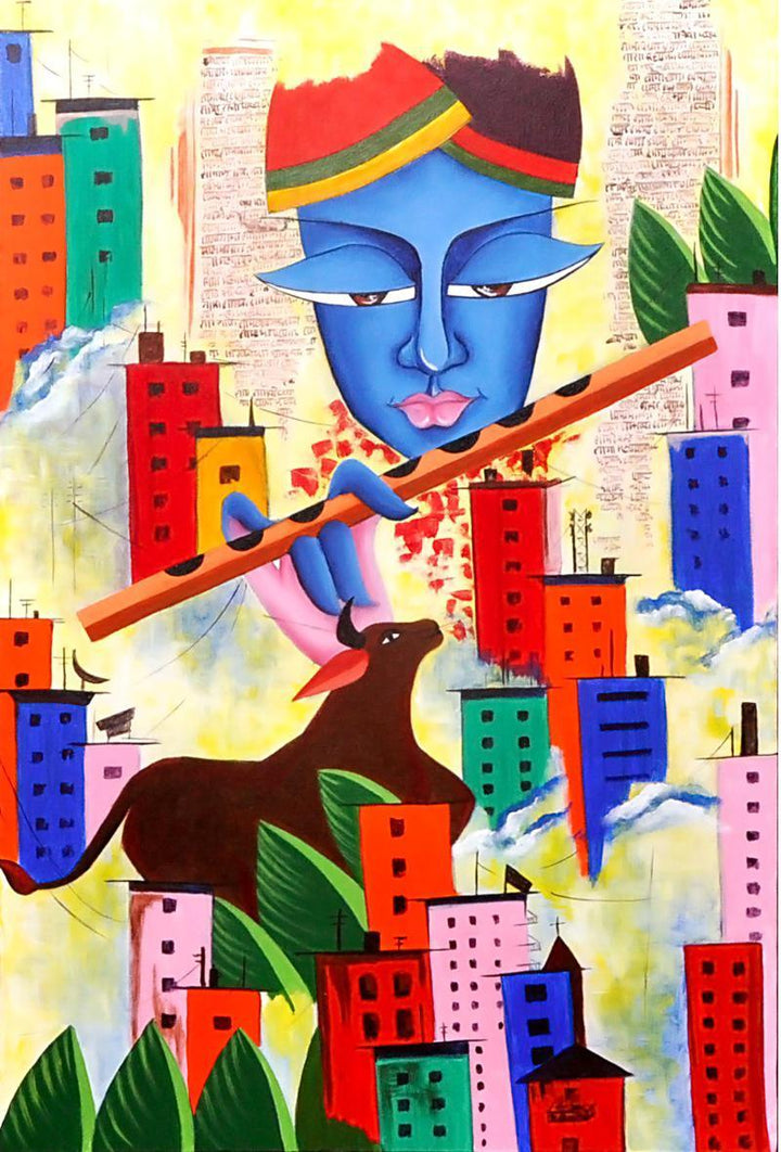 Rhythm Of Life Painting by Deepali Mundra | ArtZolo.com