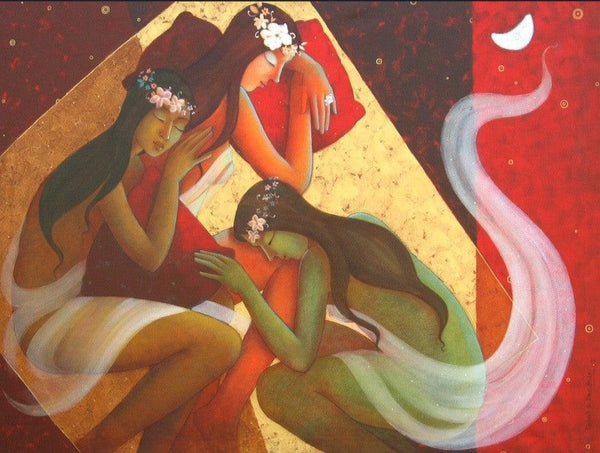 Rhythm Of Night 8 Painting by Pallavi Deodhar | ArtZolo.com
