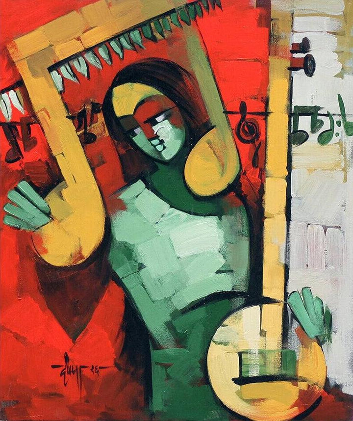 Rhythmic 3 Painting by Deepa Vedpathak | ArtZolo.com