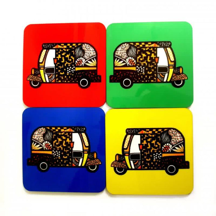 Rickshaw Coasters Handicraft by Rithika Kumar | ArtZolo.com