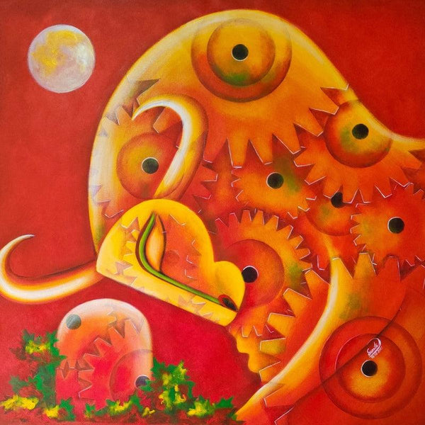 Rishabhnath 7 Painting by Susmita Mandal | ArtZolo.com