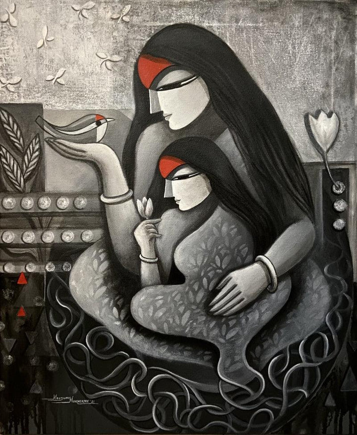 Roots Of Life Painting by Mousumi Mukherjee | ArtZolo.com