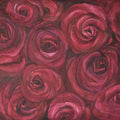 Nature oil painting titled 'Roses', 36x48 inches, by artist Durshit Bhaskar on Canvas