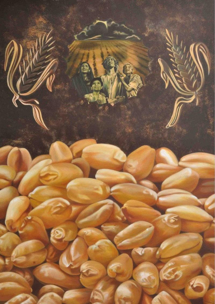 Roti Painting by Bhavesh Patel | ArtZolo.com