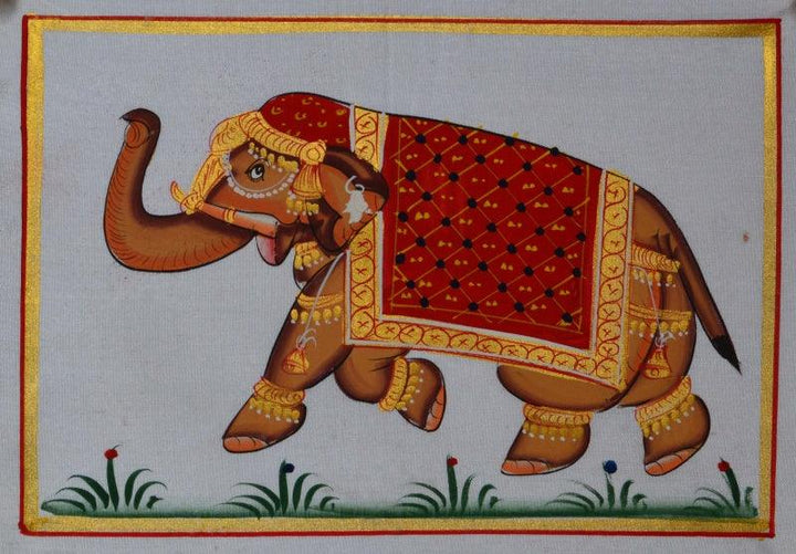 Royal Elephant 6 Traditional Art by Unknown | ArtZolo.com