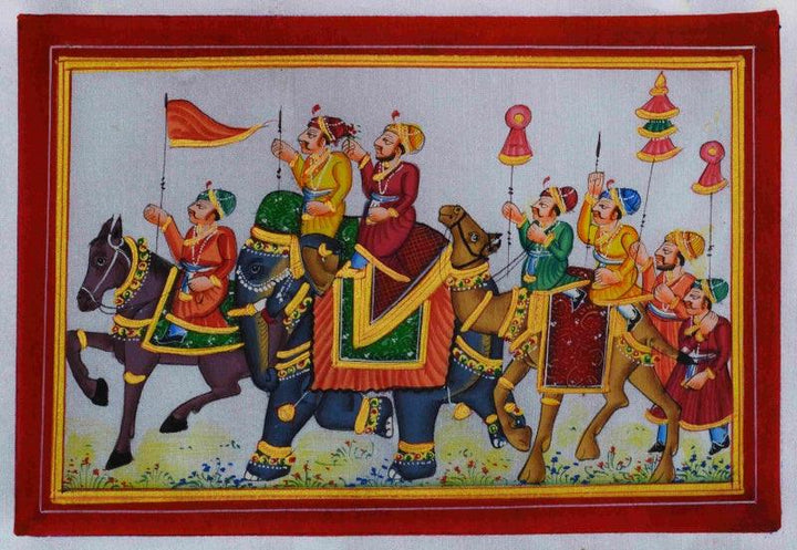 Royal Procession 1 Traditional Art by Unknown | ArtZolo.com