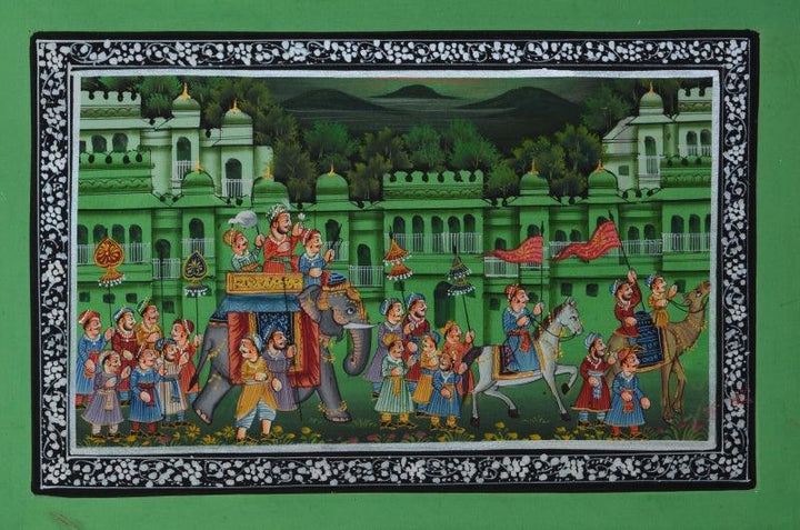 Royal Procession Traditional Art by Unknown | ArtZolo.com