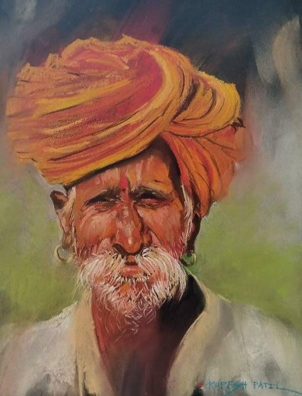 Rustic Man Drawing by Rupesh Patil | ArtZolo.com