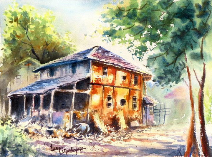 Rustic Retreat Painting by Lasya Upadhyaya | ArtZolo.com