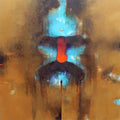 Religious acrylic painting titled 'Sadhu 2', 60x60 inches, by artist Amol Pawar on Canvas