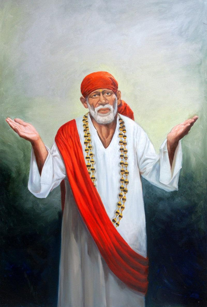 Sai Baba Iv Painting by Anurag Swami | ArtZolo.com