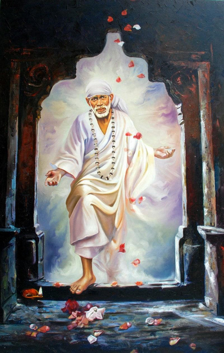 Sai Baba V Painting by Anurag Swami | ArtZolo.com