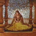 Figurative oil painting titled 'Sajawat', 48x36 inches, by artist Kamal Rao on Canvas