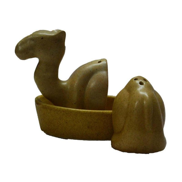 Salt And Pepper Set In Camel Shape Handicraft by E Craft | ArtZolo.com