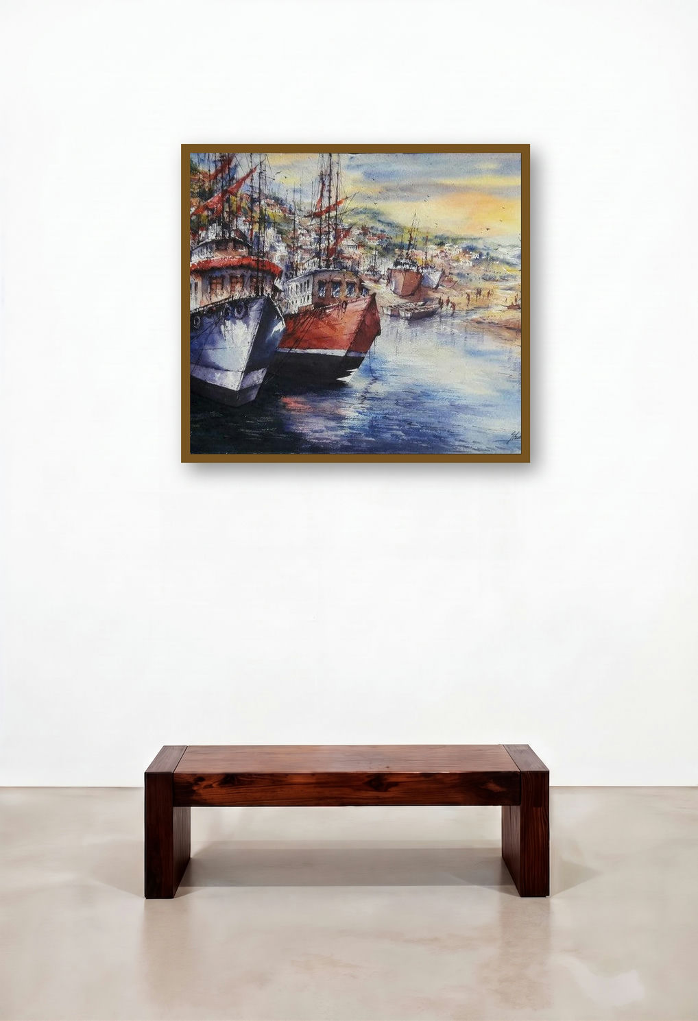Seascape 1 (Fishing Village Harbor)