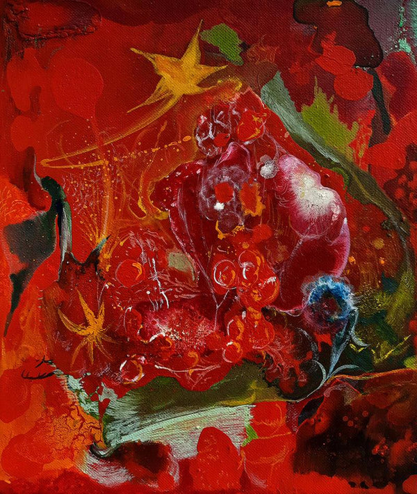 Season Flowers Painting by Debabrata Hazra | ArtZolo.com