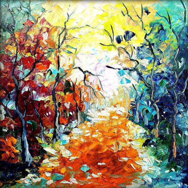 Seasons 133 Painting by Bahadur Singh | ArtZolo.com