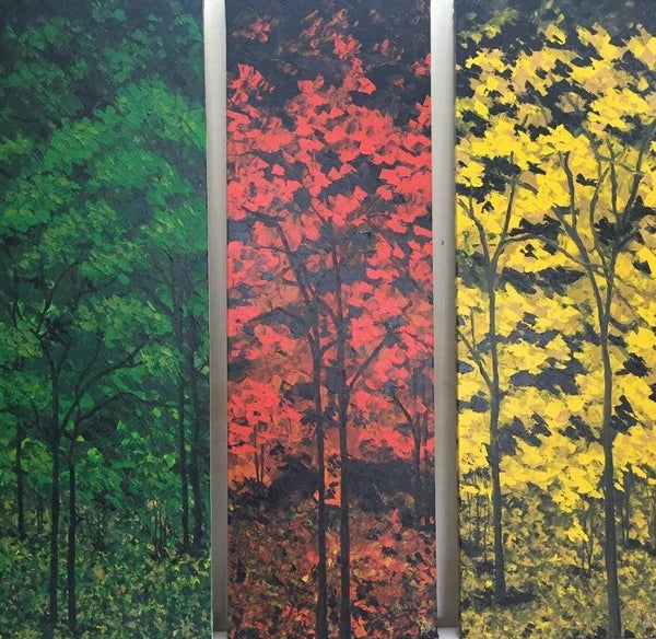 Seasons Painting by Shilpi Singh Patel | ArtZolo.com